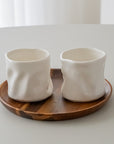 LOT DE 2 MUG WAVE BLANC | 350ML
