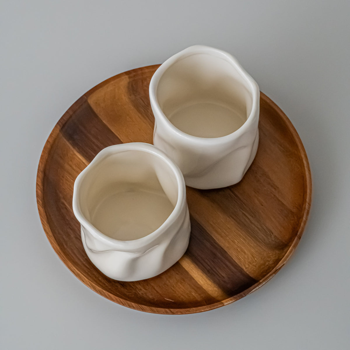 LOT DE 2 MUG WAVE CREME | 350ML