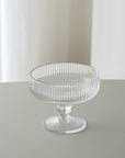 LOT DE 6 COUPELLES A DESSERT STRIPE | 280ML