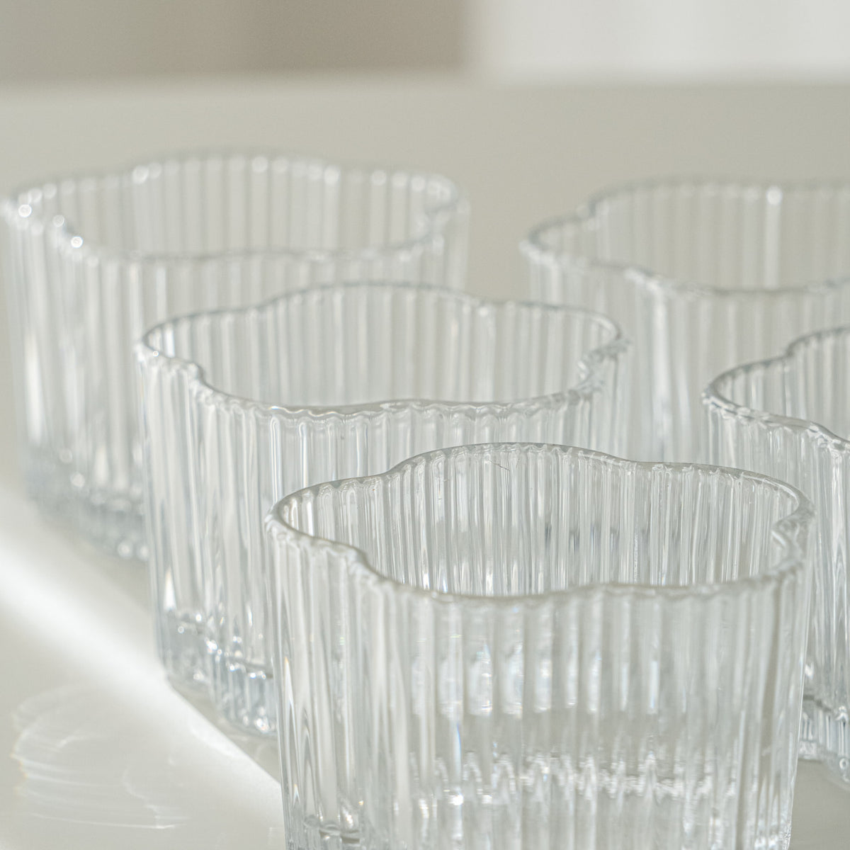 LOT DE 6 COUPELLES/SNACK BOWL FLOWER | 220ML