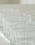 LOT DE 6 COUPELLES/SNACK BOWL FLOWER | 220ML