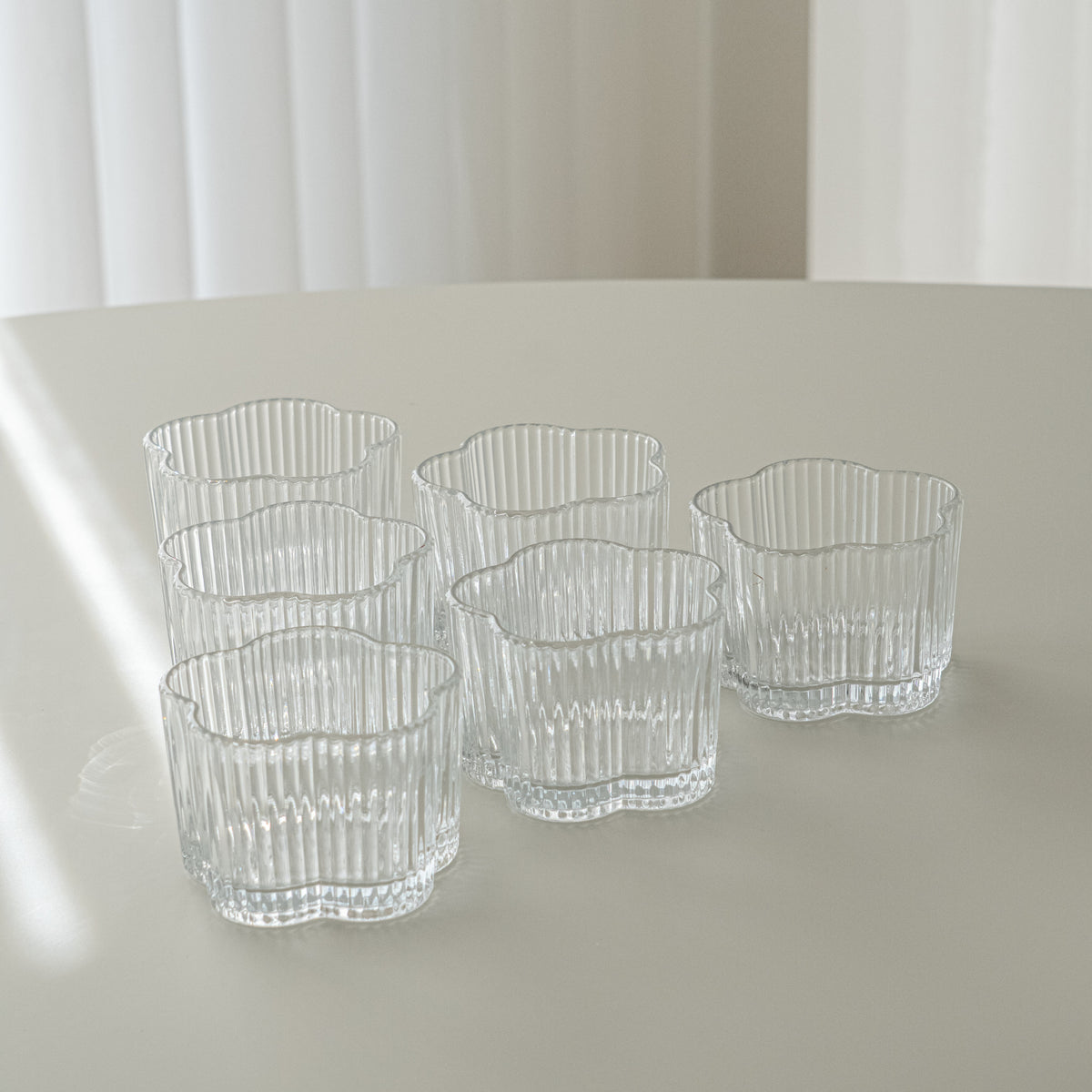 LOT DE 6 COUPELLES/SNACK BOWL FLOWER | 220ML