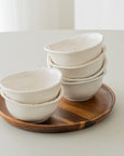 COUPELLES APERITIFS PEARLS BLANC | 11.6CM | 6 PIECES