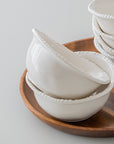 COUPELLES APERITIFS PEARLS BLANC | 11.6CM | 6 PIECES