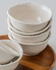 COUPELLES APERITIFS PEARLS CREME | 11.6CM | 6 PIECES