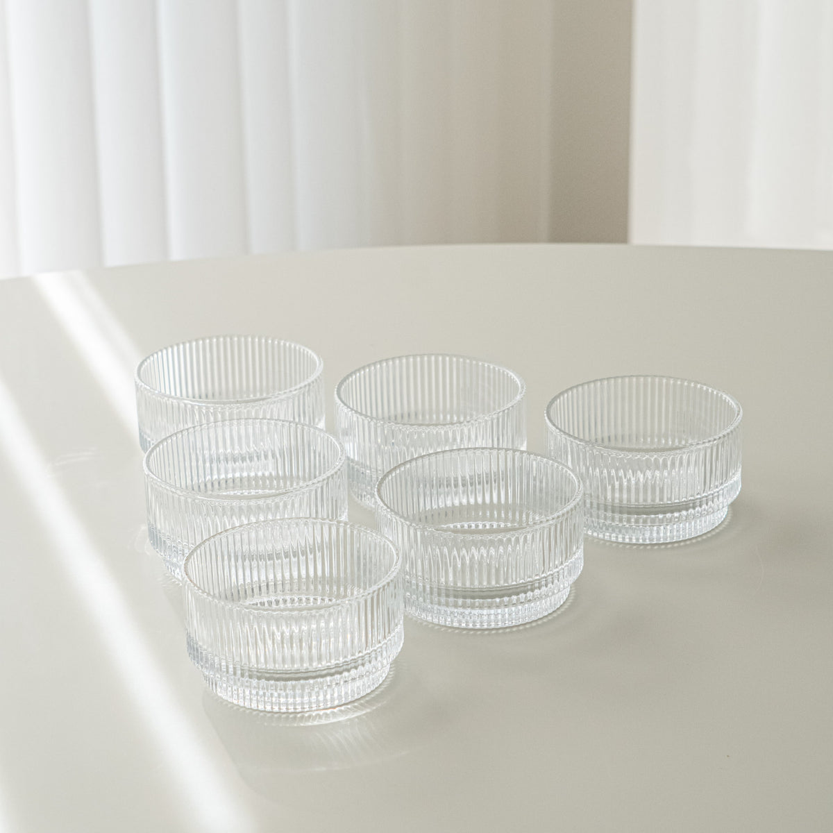 LOT DE 6 COUPELLES/SNACK BOWL RIPPLE | 200ML