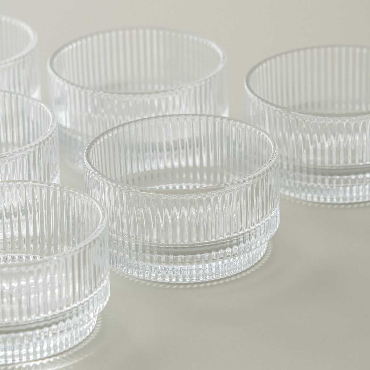 LOT DE 6 COUPELLES/SNACK BOWL RIPPLE | 200ML
