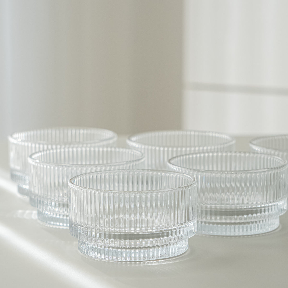 LOT DE 6 COUPELLES/SNACK BOWL RIPPLE | 200ML