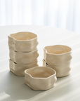 LOT DE 6 COUPELLES/SNACK BOWL NORDIC CREME 12CM | 310ML