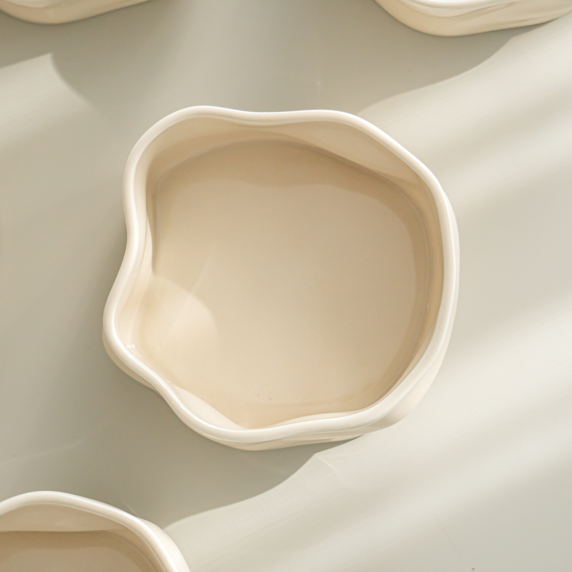LOT DE 6 COUPELLES/SNACK BOWL NORDIC CREME 12CM | 310ML