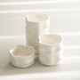 LOT DE 6 COUPELLES/SNACK BOWL NORDIC BLANCHE 8CM | 110ML