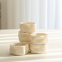 LOT DE 6 COUPELLES/SNACK BOWL NORDIC CREME 8CM | 110ML