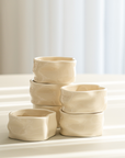LOT DE 6 COUPELLES/SNACK BOWL NORDIC CREME 8CM | 110ML