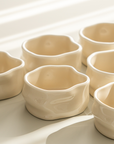 LOT DE 6 COUPELLES/SNACK BOWL NORDIC CREME 8CM | 110ML