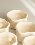 LOT DE 6 COUPELLES/SNACK BOWL NORDIC CREME 8CM | 110ML