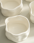 LOT DE 6 COUPELLES/SNACK BOWL NORDIC BLANCHE 9.5CM | 210ML