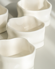 LOT DE 6 COUPELLES/SNACK BOWL NORDIC BLANCHE 9.5CM | 210ML