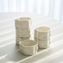 LOT DE 6 COUPELLES/SNACK BOWL NORDIC BLANCHE 9.5CM | 210ML