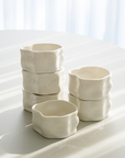 LOT DE 6 COUPELLES/SNACK BOWL NORDIC BLANCHE 9.5CM | 210ML