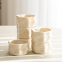 LOT DE 6 COUPELLES/SNACK BOWL NORDIC CREME 9.5CM | 210ML