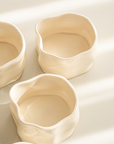 LOT DE 6 COUPELLES/SNACK BOWL NORDIC CREME 9.5CM | 210ML