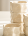 LOT DE 6 COUPELLES/SNACK BOWL NORDIC CREME 9.5CM | 210ML