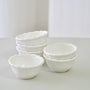 LOT DE 6 SNACK BOWLS PEARLY LITTLE
