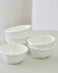 LOT DE 6 SNACK BOWLS PEARLY LITTLE