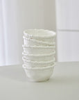 LOT DE 6 SNACK BOWLS PEARLY LITTLE