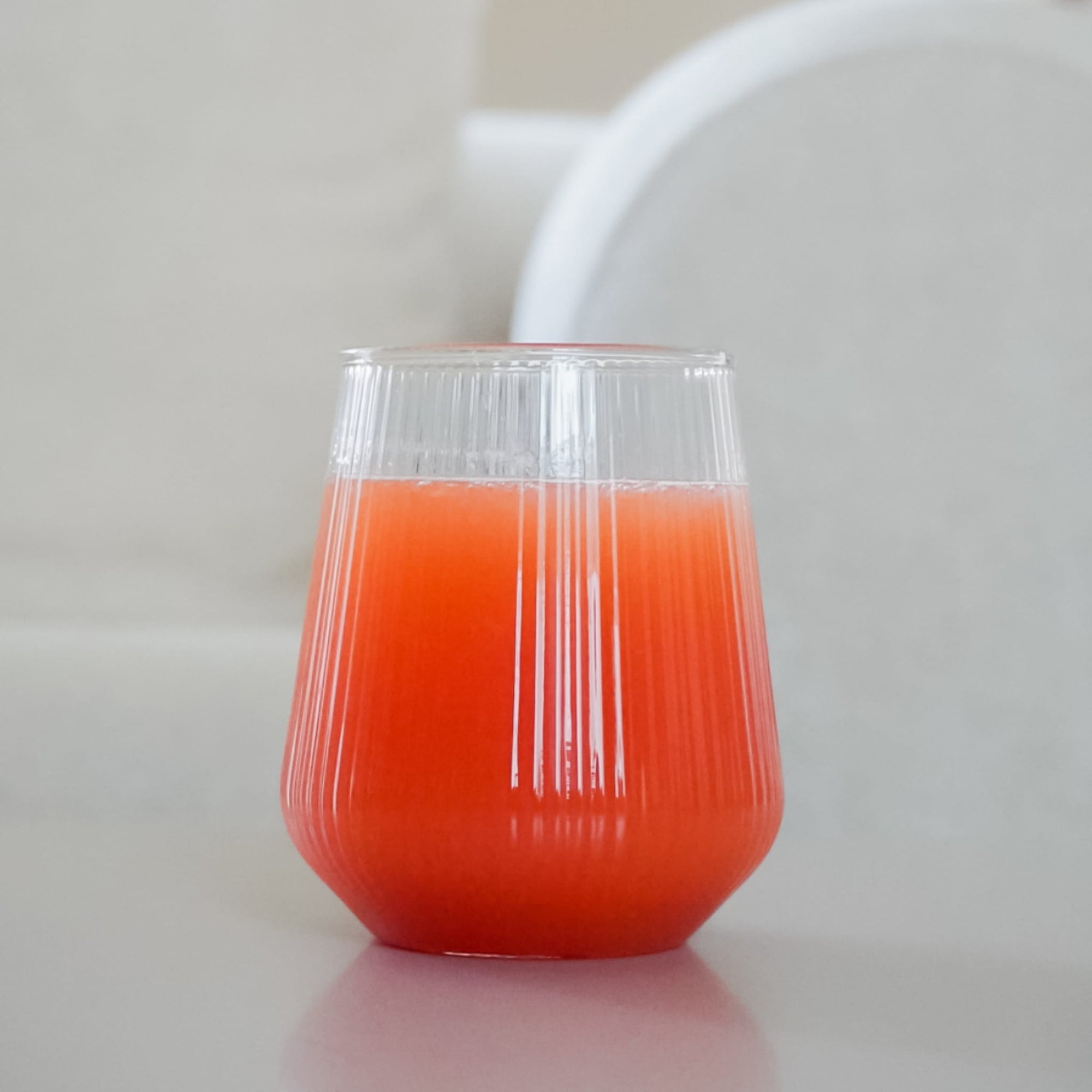 MULEX STYLE SET OF 6 SHORT RIBBED GLASSES 430ML