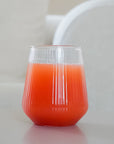 MULEX STYLE SET OF 6 SHORT RIBBED GLASSES 430ML