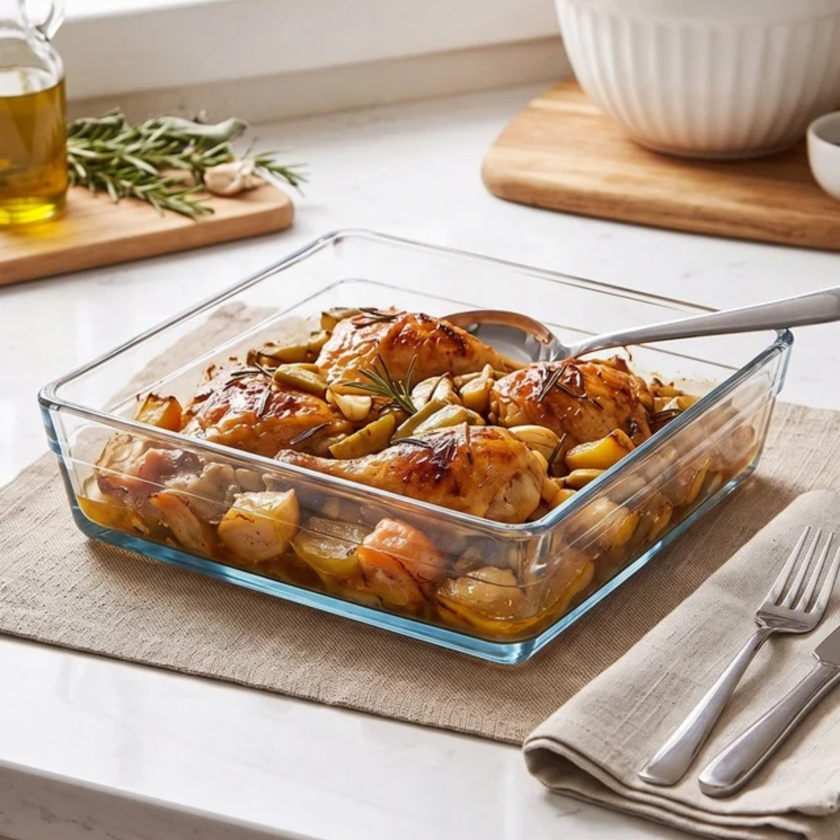 PASABAHCE SQUARE OVEN DISH BORCAM PREMIUM | 4.1L