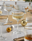 PASABAHCE ELYSIA VERRE A COCKTAIL SUR PIED GOLD 260ML