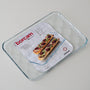 PASABAHCE BORCAM PLATEAU EN VERRE RECTANGULAIRE