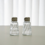 PASABAHCE LEAFY SALT AND PEPPER SHAKER SET 100ML