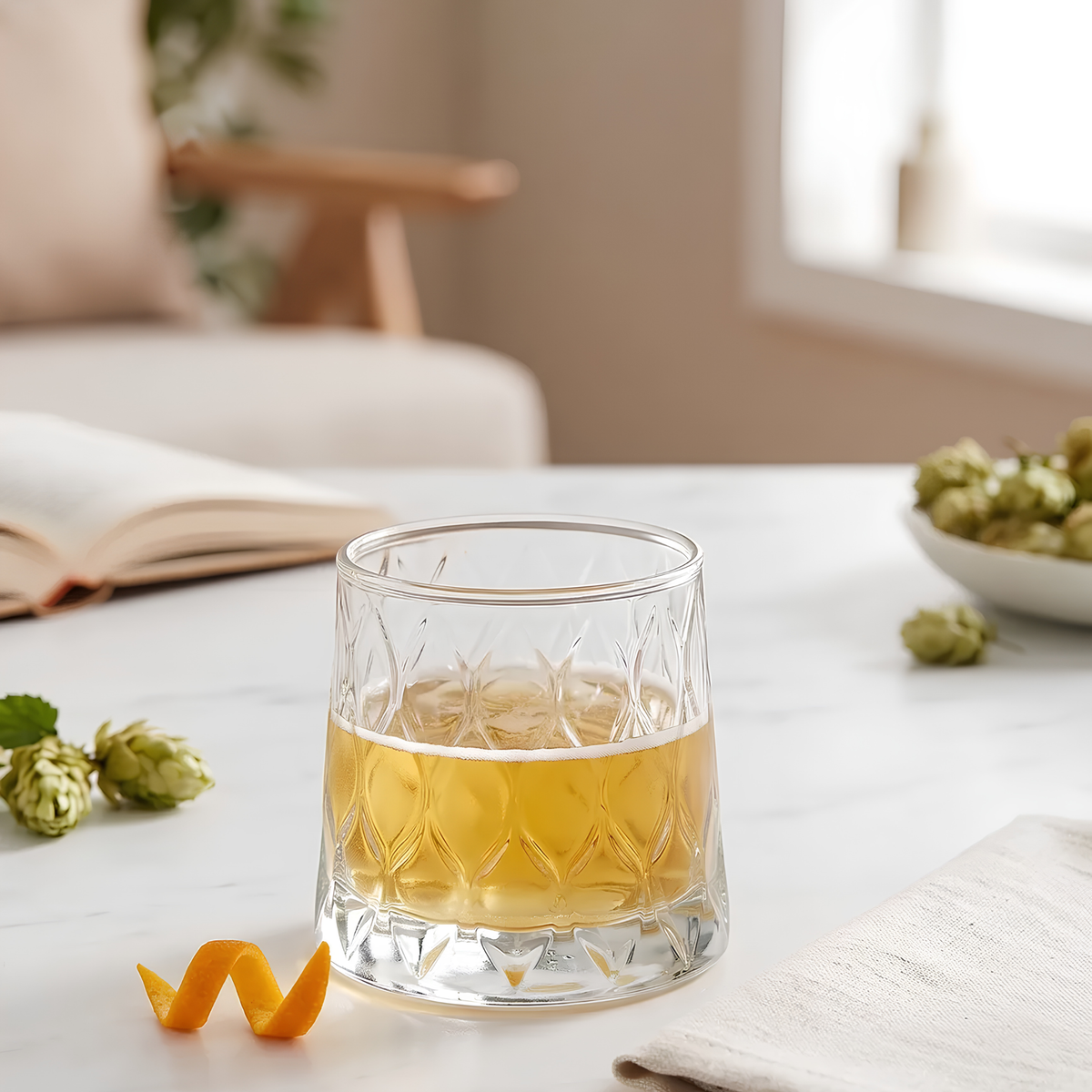 PASABAHCE LEAFY SET OF 4 GLASSES 300ML