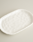 PLAT DE SERVICE OVALE PEARLY | 30CM