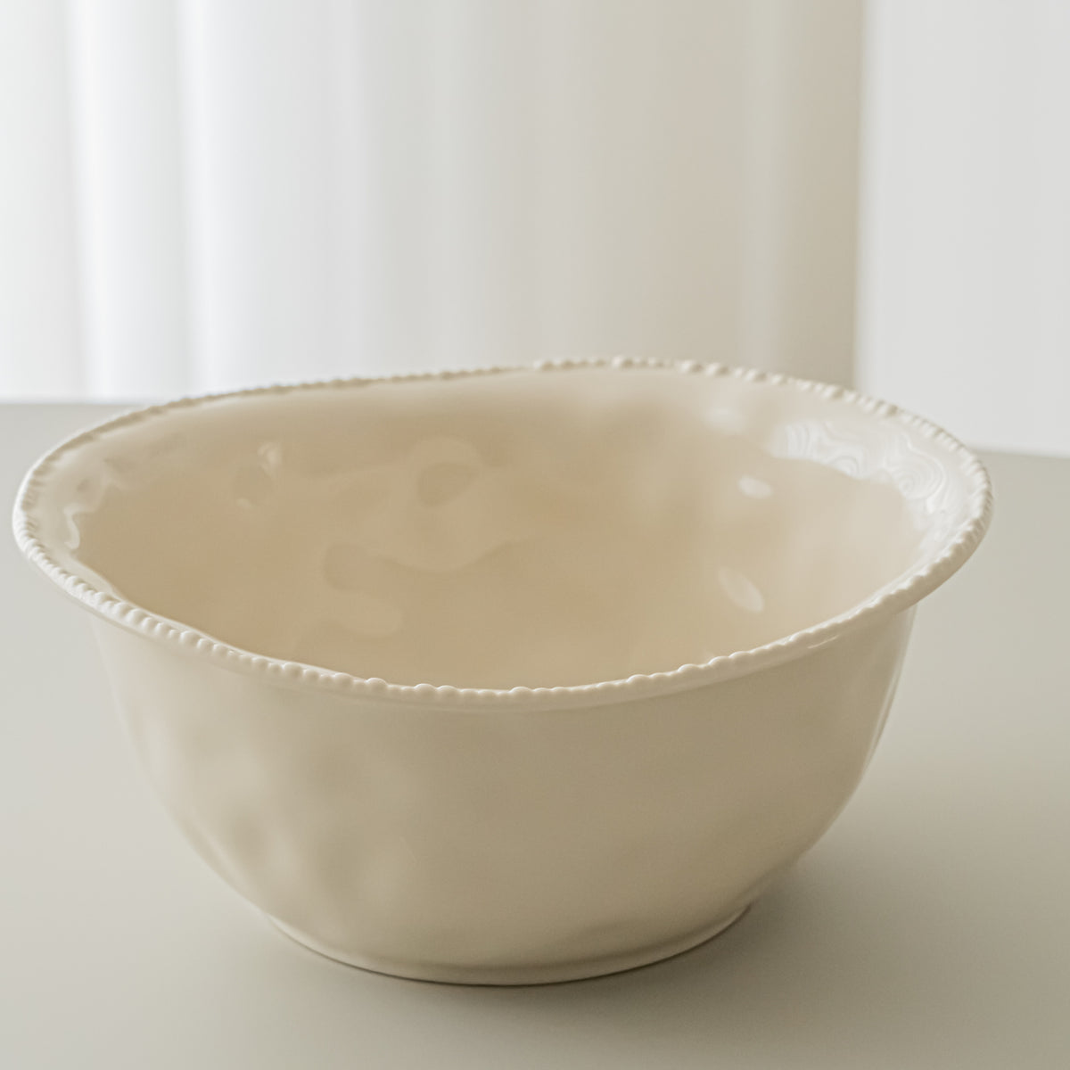 SALADIER PEARLS CREME | 22.8CM