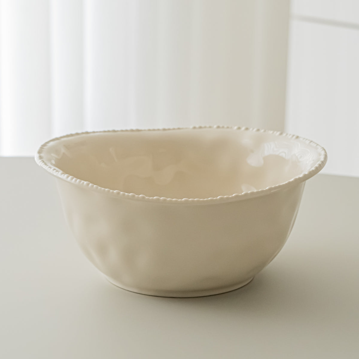 SALADIER PEARLS CREME | 22.8CM