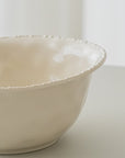 SALADIER PEARLS CREME | 22.8CM