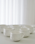 SERVICE A CAFE PEARLY BLANC | 200ML | 12PIECES | 6PERSONNES