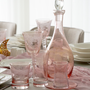 BRICARD SERVICE A BOISSON ROMANCE ROSE POUDRE 31 PIECES