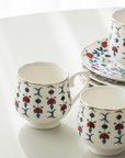 KARACA EBRULI COFFEE SET 12 PIECES 6 PEOPLE
