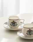 KARACA NAKKAS COFFEE SET 90ML 6 PERSONS