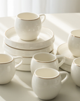 KARACA SUNSET COFFEE CUP SET 90ML FOR 6 PEOPLE