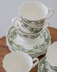SERVICE A CAFE VINTAGE VERT | 225ML | 12 PIECES | 6 PERSONNES