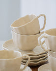SERVICE A ESPRESSO ANGLES | 125ML | 12 PIECES | 6 PERSONNES