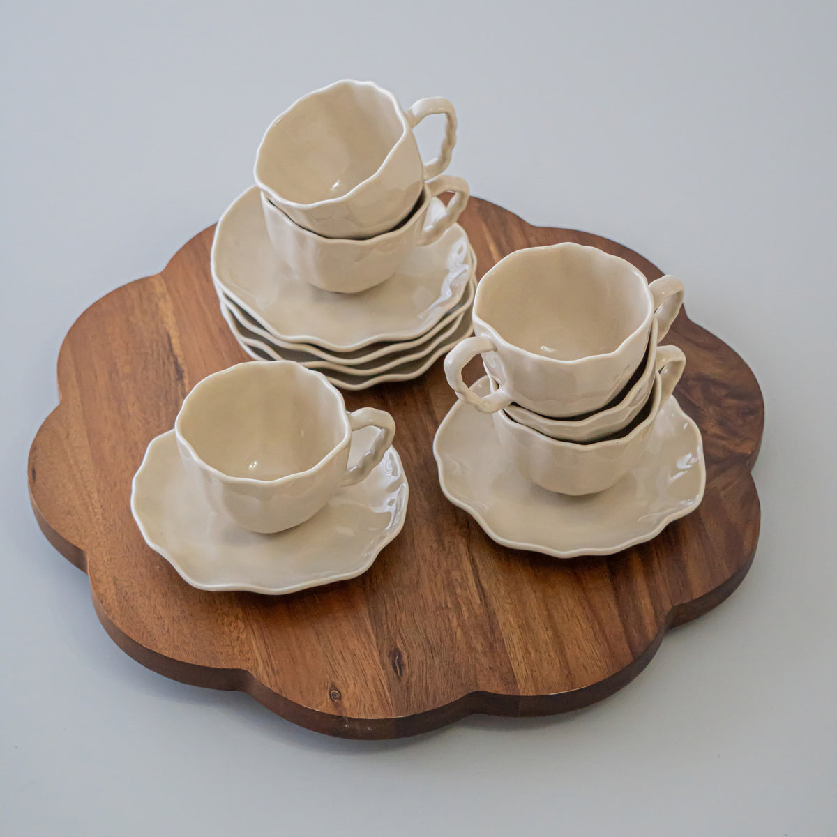 SERVICE A ESPRESSO ANGLES | 125ML | 12 PIECES | 6 PERSONNES