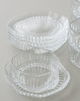 SERVICE APÉRITIF 2-EN-1 WAVE STRIE | 6 BOLS + 6 SOUCOUPES | 250ML