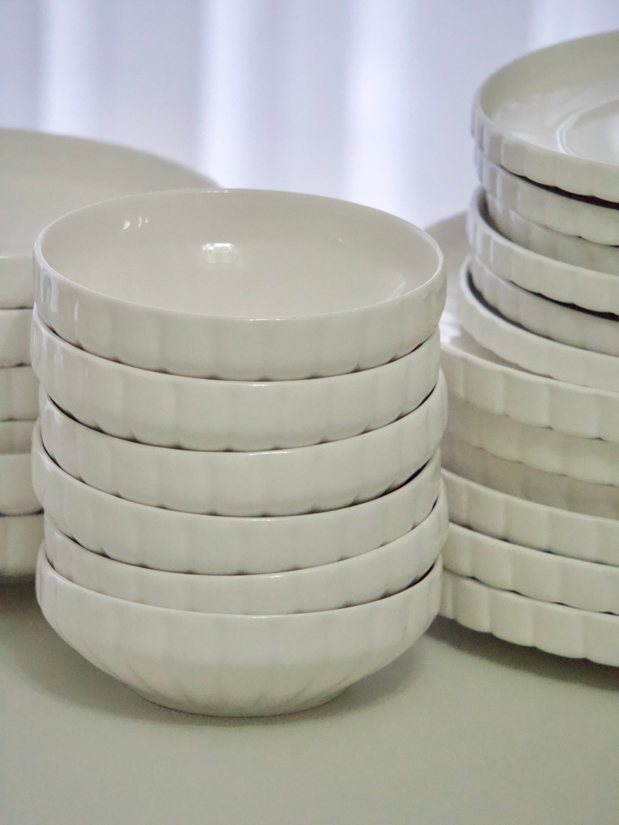 KARACA SERVICE DE TABLE BONE PUMPKIN 24 PIECES 6 PERSONNES